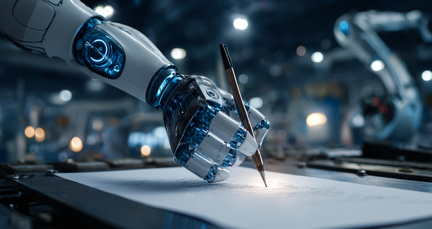 chill8ut_Collaborative_AI_robots_wrinting_on_paper_automotive_ff0373bc-6972-493c-9d6a-e20ee0fd4c5d_0